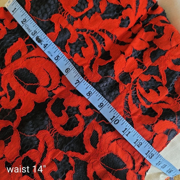 DVF WalkerTwoToned Lace Strapless Dress - Picture 6 of 7